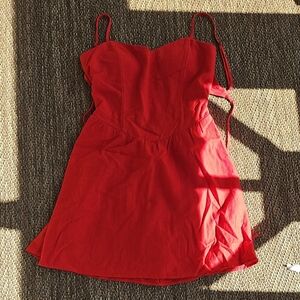 Hollister Vibrant Red Dress